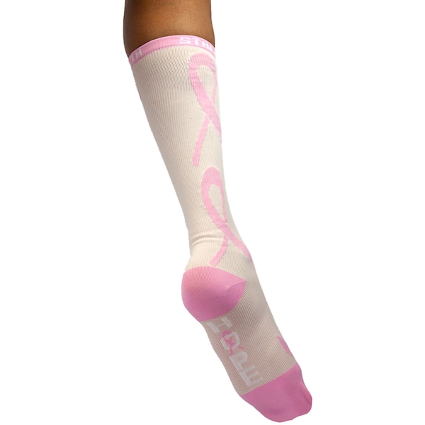 Zayaan Health Ribbon Compression Socks, Pink/Pink, PR - BLZH-CSRS-5PP
