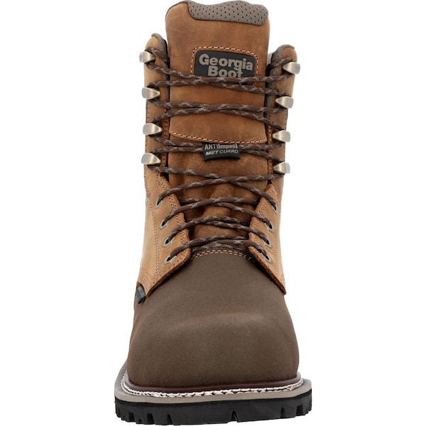 Georgia Boot Brute, Men's 8 in Composite Toe Work Boot, Brown, 11.5, W, GB00643 - GB00643