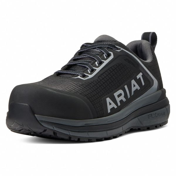 Ariat Women's Composite Toe Athletic Shoe, Black/Charcoal, 10, C, 10040324 - 10040324