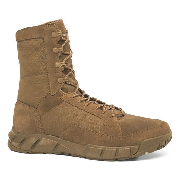 Oakley Tactical Boots, 11-1/2, R, Tan, Plain, Men, PR - 11188-86W-11.5