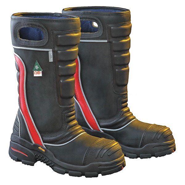 Fire-Dex Firefighter Boot, Leather, 4, PR - FDXL200-4
