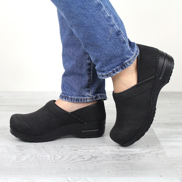 Sanita HINSDALE Women's Vegan Closed Back Clog in Black, Size 8.5-9, PR - 478106-002-40