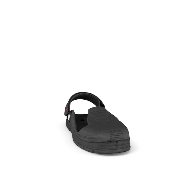 Gaston Mille Overshoes, Steel Toe, PU Material, 2 in Height, Slip On Closure, Lug Sole, Black, 10-1/2 to 13 - MFPU-L