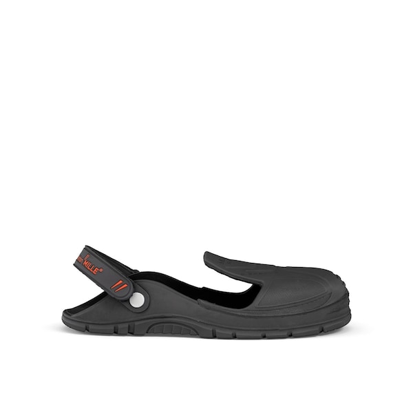 Gaston Mille Overshoes, Steel Toe, PU Material, 2 in Height, Slip On Closure, Lug Sole, Black, 10-1/2 to 13 - MFPU-L