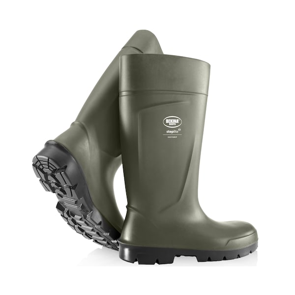 Bekina Steplite EasyGrip Polyurethane Boot, Green-Black, Size 8 - PAN1P/9180AP121-08