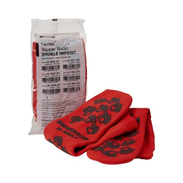 Mckesson Adult Slipper Socks, X-Large - 40-3811-001