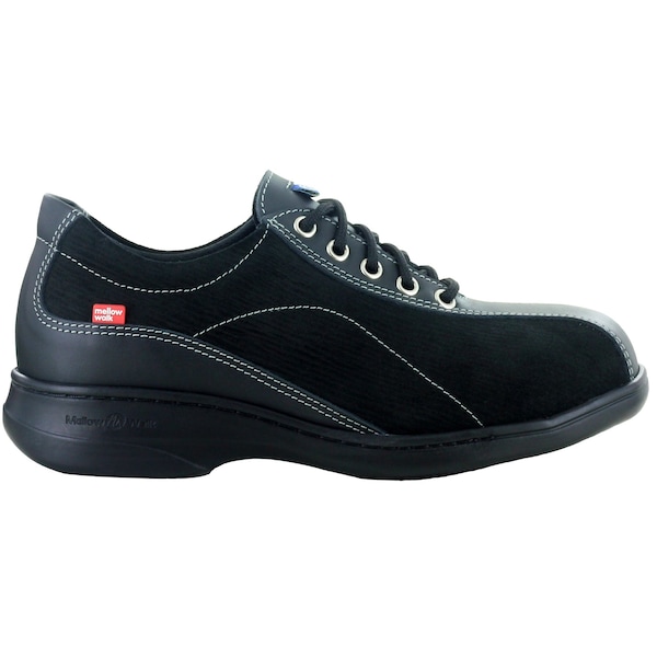 Mellow Walk Safety Women's Safety Shoe, ESD, Size 105, E Width - 420092BLK105