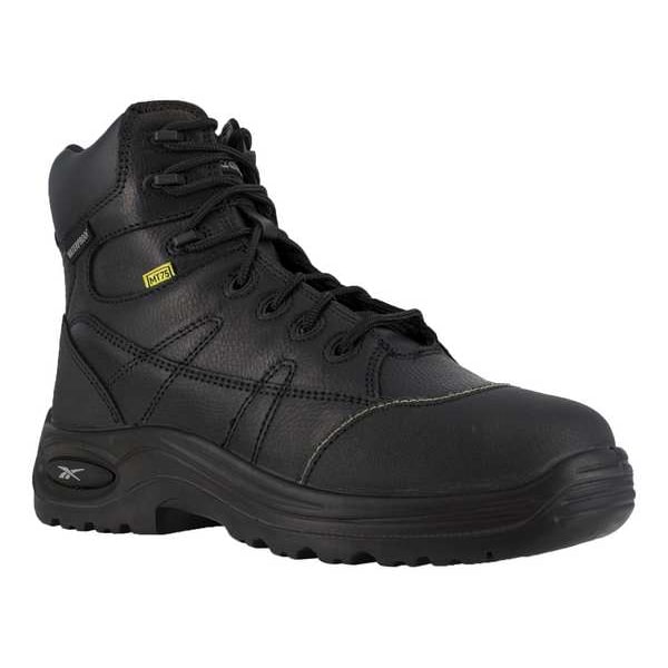Reebok RB1007, Men's 6 in Composite Toe 6-Inch Work Boot, Black, 10, W, RB1007 - RB1007