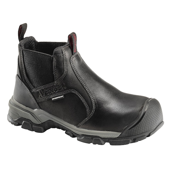 Avenger Safety Footwear Men's Aluminum Toe RIPSAW ROMEO AT, MENS PR, Black, 10, Medium, A7341 - A7341-10M