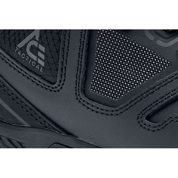 Shoes For Crews Defender, Unisex 12 Medium, Leather/Textile, Black - 64024