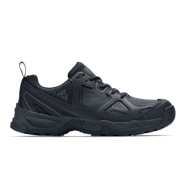 Shoes For Crews Defender, Unisex 12 Medium, Leather/Textile, Black - 64024