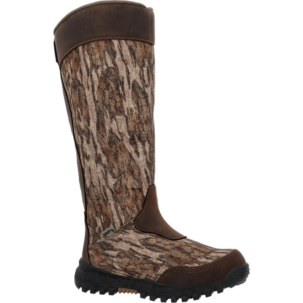 Rocky Youth Pull On Boot, 4 M, 16 in H, Mossy Oak Bottom Land - RKS0662Y