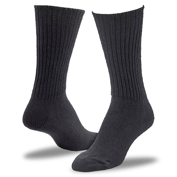 Railroad Sock Women's Premium Crew Socks, Size 5-10, Black/Burgundy/Cream/Navy, 2PK - 641
