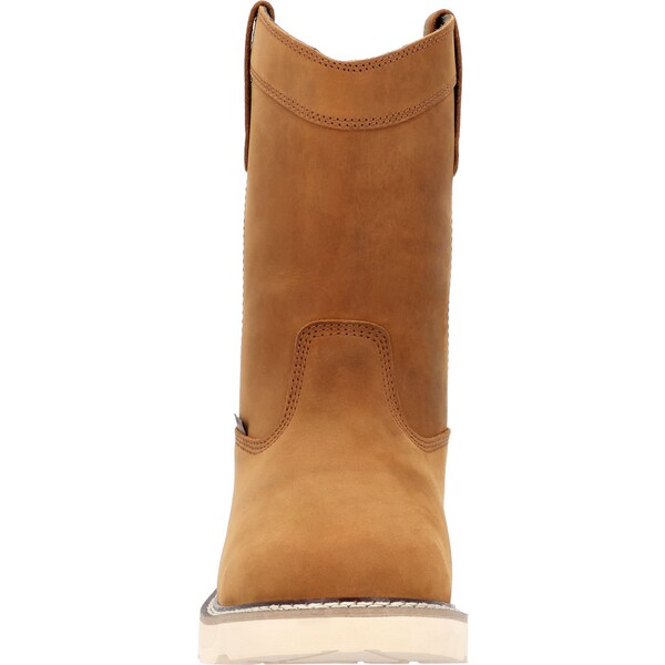 Georgia Men's Work Boot, 11 W, Steel Toe Toe, 10 in H, Barracuda Gold, GB00696 - GB00696