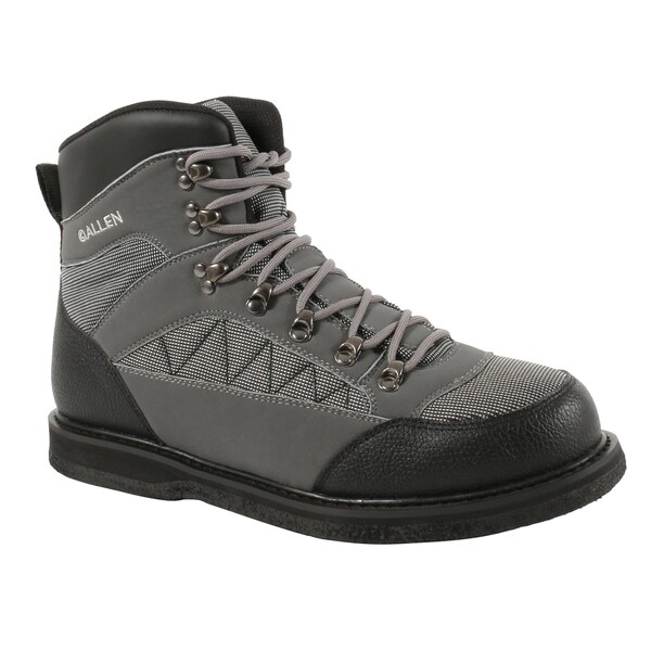 Allen Co Granite River Men's Felt Sole Wading Boots, Size 11, Gray - 15741