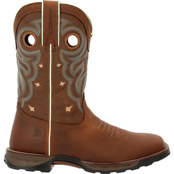 Durango Maverick, Women's Women's Waterproof Western Work Boot, 6.5 M, 10 in Height, Rugged Tan - DRD0417