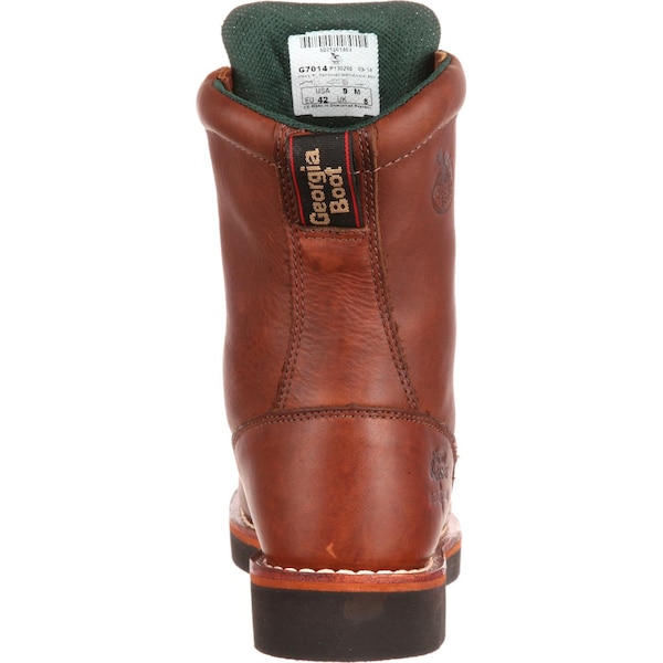 Georgia Boot Farm & Ranch, Men's Farm and Ranch Lacer Work Boot, 11 M, SPR Leather, 8 in Height - G7014