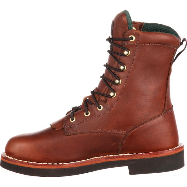 Georgia Boot Farm & Ranch, Men's Farm and Ranch Lacer Work Boot, 11 M, SPR Leather, 8 in Height - G7014