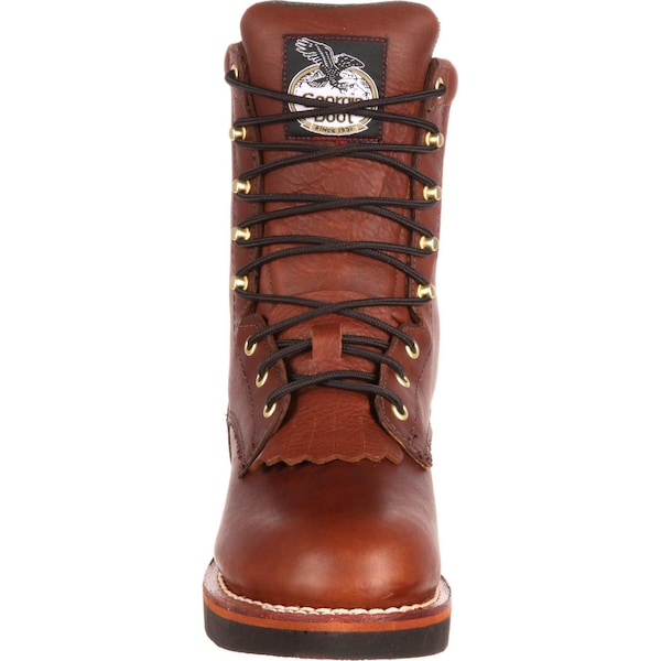 Georgia Boot Farm & Ranch, Men's Farm and Ranch Lacer Work Boot, 11 M, SPR Leather, 8 in Height - G7014