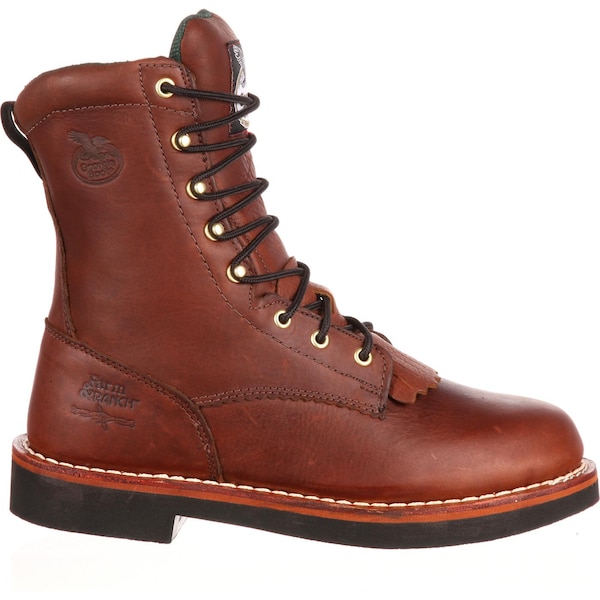 Georgia Boot Farm & Ranch, Men's Farm and Ranch Lacer Work Boot, 11 M, SPR Leather, 8 in Height - G7014