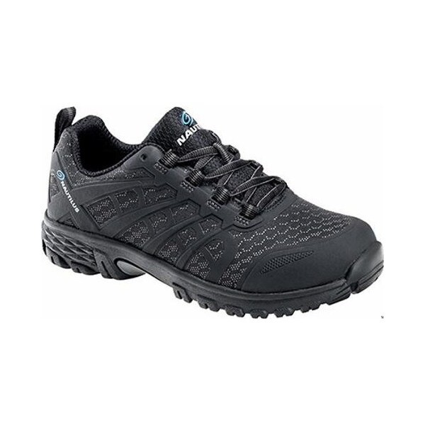 Nautilus Safety Footwear Men Soft Toe Size 12 STRATUS SOFT TOE PR, MENS PR, Black, 12, Wide - N4611-12W