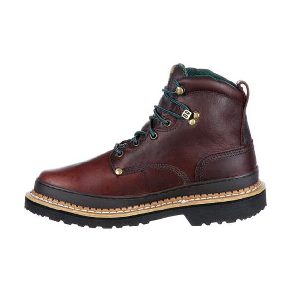 Georgia Boot Giant, Men's Giant Work Boot, 11 W, Leather, 6 in Height, Brown - G6274