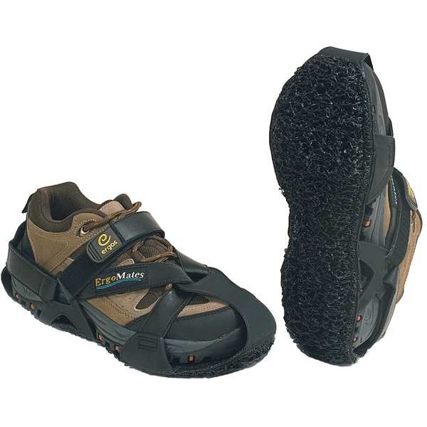 Ergomates Overshoes, PVC, EVA Foam, 3 in Height, Black, M - G87803B