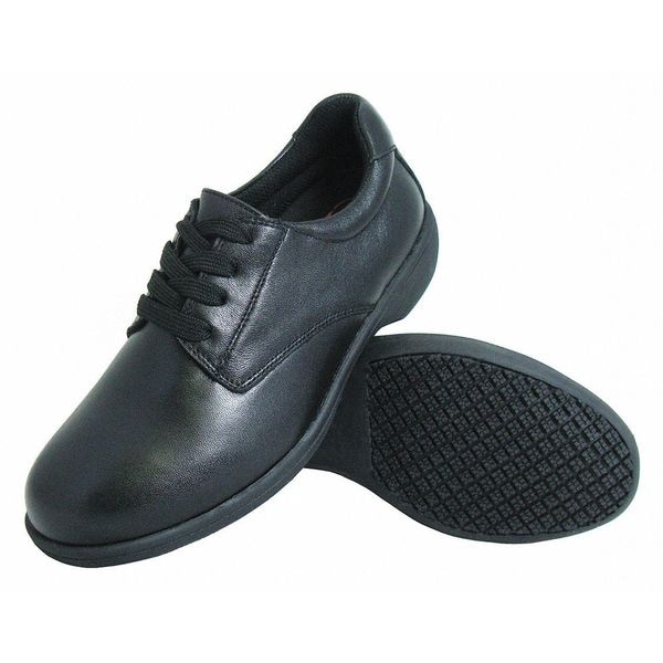 Genuine Grip Women's Women's Comfort Oxford Shoes, 8.5 M, Black - 420-8.5M