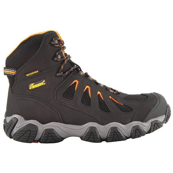 Thorogood Shoes Men's 6 in Composite Toe Hiker Boot, Black, 13, W, 804-6296 - 804-6296 W 130