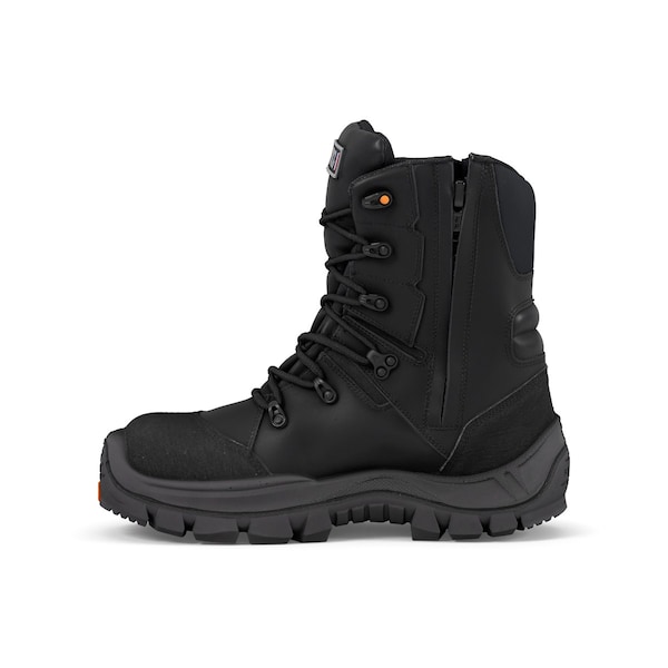 Gaston Mille Men's 9 in Fiberglass Toe Work Boot, Black, 10, W, MONO3-10 - MONO3-10