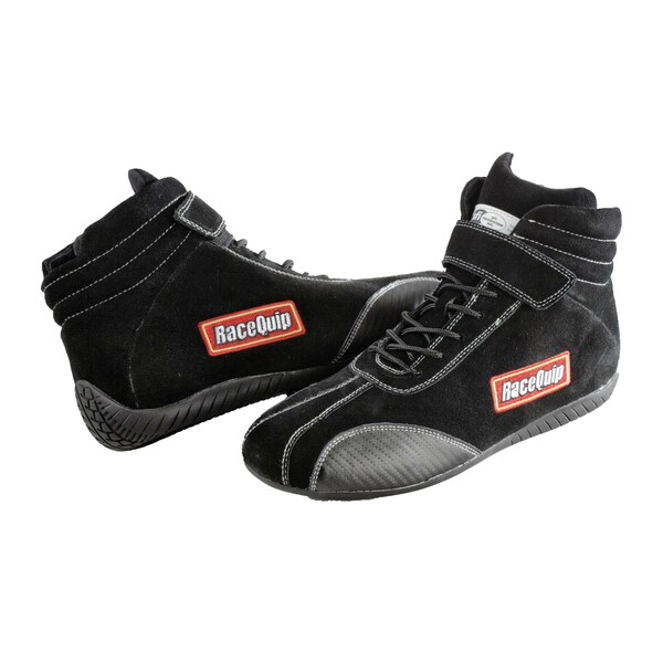 Racequip EURO CARBON-L SERIES RACE SHOES SFI 3.3/ 5 CERTIFIED; BLACK SIZE 11.0 - 30500110