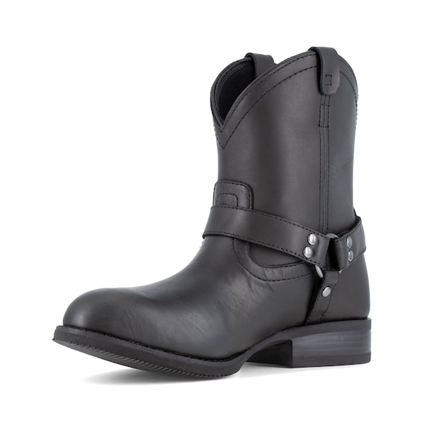 Frye Supply Womens Black Steel Toe Harness Work, 8 W, 5 H, Black - FR40601F