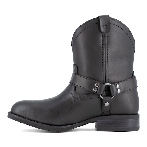Frye Supply Womens Black Steel Toe Harness Work, 8 W, 5 H, Black - FR40601F