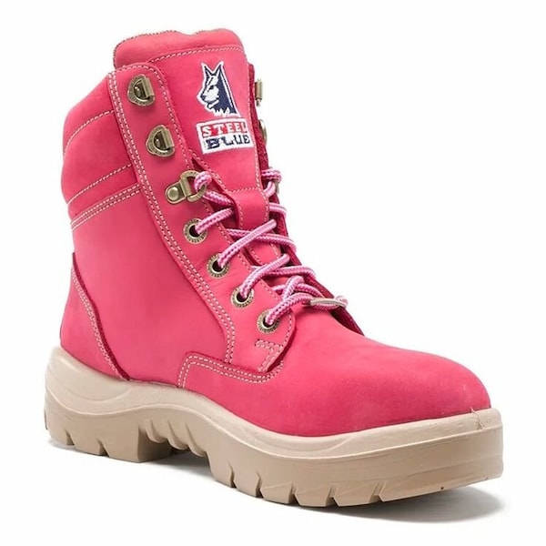 Steel Blue Ladies 8 Wide, Steel Toe Toe - 522860W-080-PNK