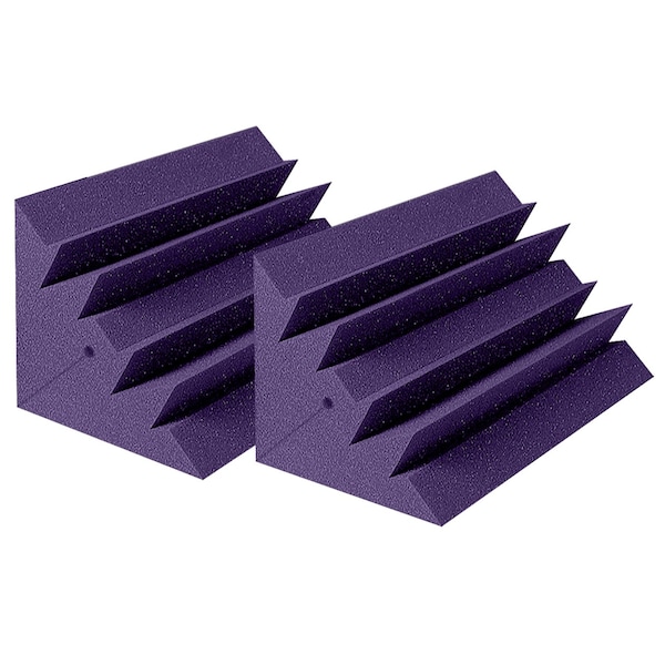 Auralex Acoustics LENRD Bass Trap Purple, 8PK - LENRD BASS TRAP PURPLE
