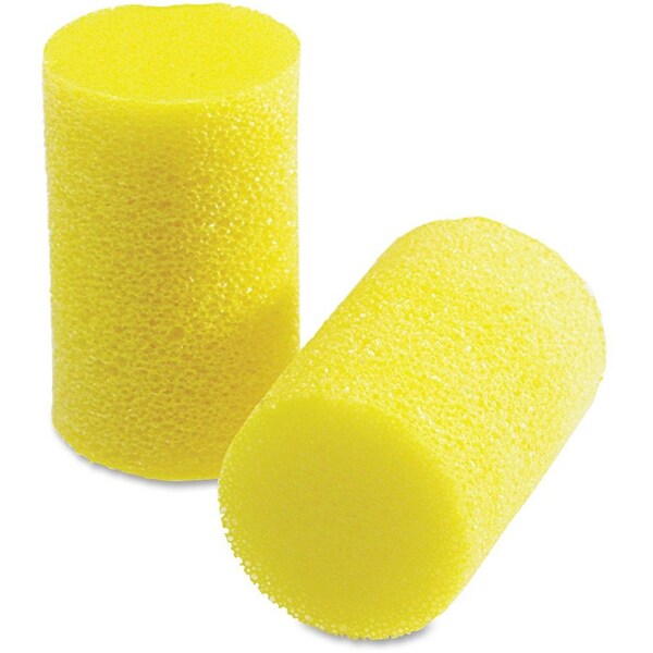 3M Yes Foam/Polyvinyl Chloride (PVC) Classic Uncorded Earplugs, 33 dB, Yellow, 10 PK - MMM3101103