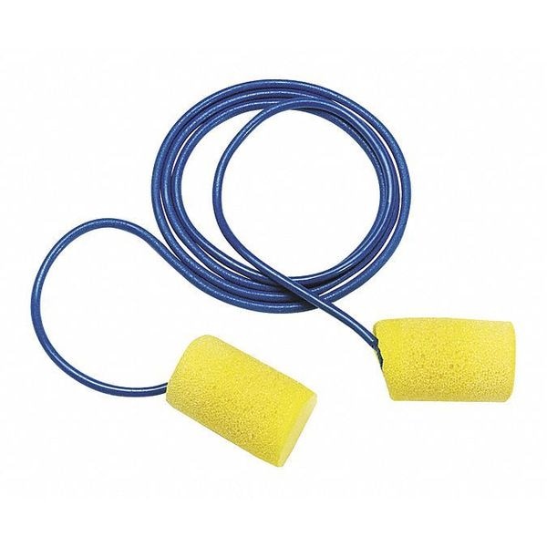 3M E-A-R Classic Disposable Ear Plugs, 29 dB, Yellow, 200 PK - 3111101