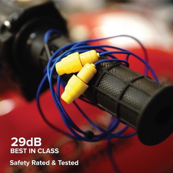Plugfones Plugfones Guardian 29 dB Nylon/Silicone/Soft Foam 3.5 MM Jack Earplugs/Earphones Yellow 1 pair - PG-UY