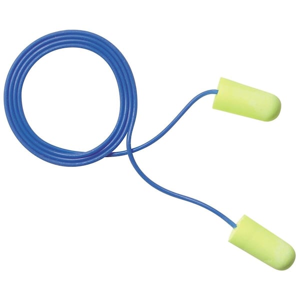 Ear Soft Yellow Neons Corded plugs - 247-311-1250