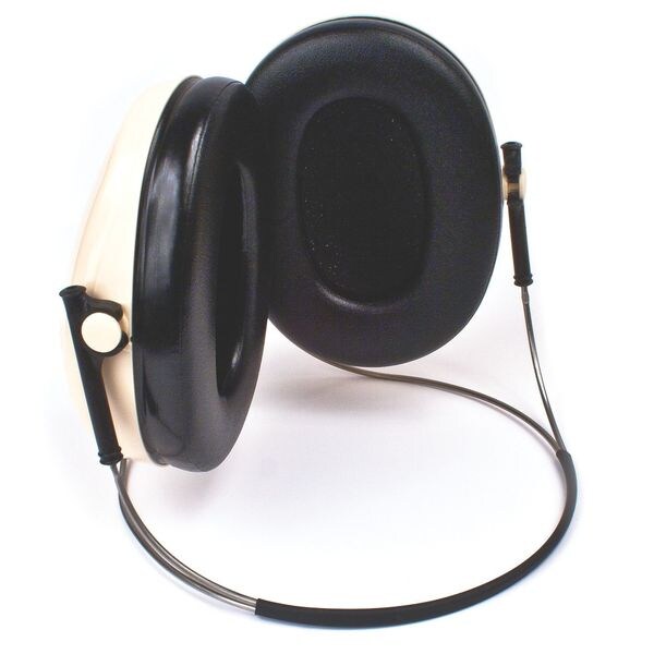 3M Peltor Behind-the-Neck Ear Muffs, 21 dB, Peltor Optime 95, Black/Beige - 8062