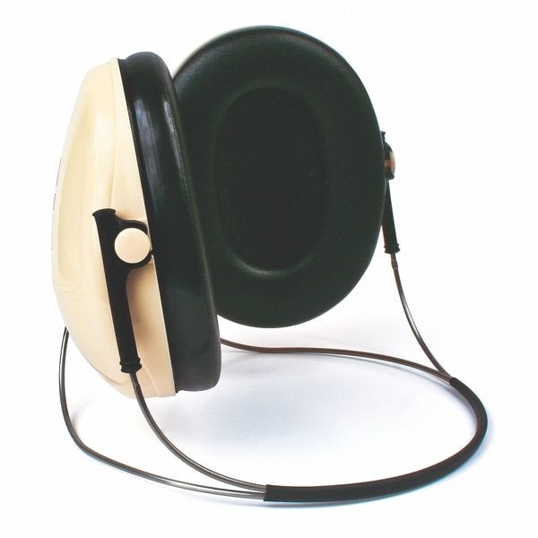 3M Peltor Behind-the-Neck Ear Muffs, 21 dB, Peltor Optime 95, Black/Beige - 8062