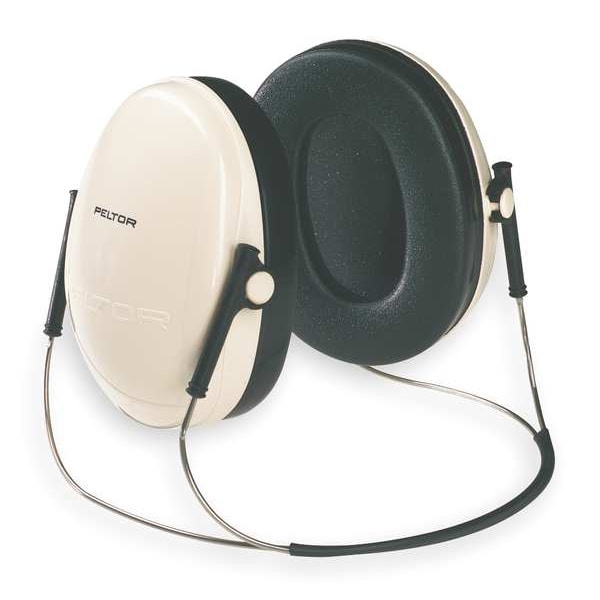 3M Peltor Behind-the-Neck Ear Muffs, 21 dB, Peltor Optime 95, Black/Beige - 8062