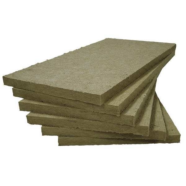 Auralex Acoustics Acoustic Panel, 1.0 NRC, Mineral Fiber, 24 in W, 4 ft L, 2 in Thick, Gray/Green, 6 PK - 2MF24