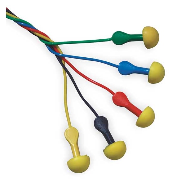 3M E-A-R EXPRESS Pod Plugs Disposable Corded Ear Plugs, NRR 25 dB, Asst Colors, 100 Pairs - 311-1115