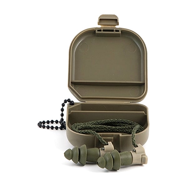 Moldex Battleplugs(R) Reusable Vinyl Ear Plugs, Bell Shape, 24 dB, Green, 1 PR - 6498