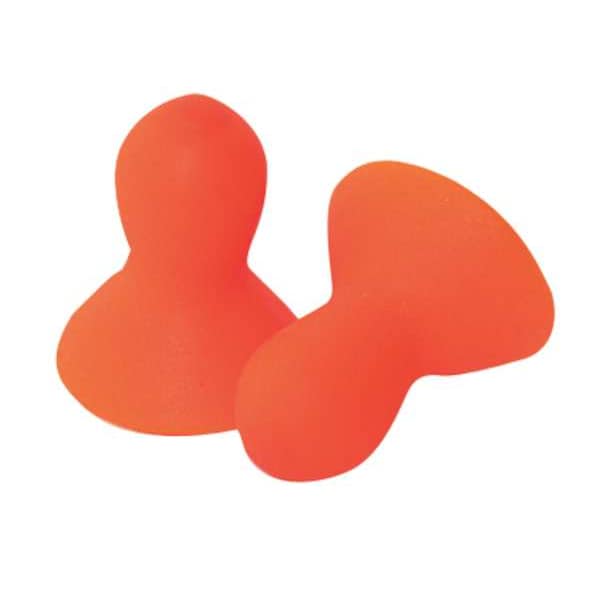 Honeywell Howard Leight Quiet Reusable Corded Ear Plugs, Bell Shaped, NRR 26 dB, M, Orange, 100 Pairs - QD30