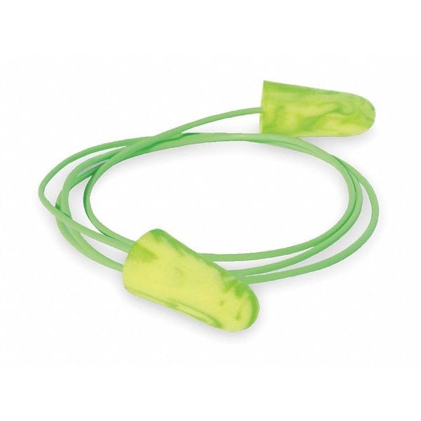 Moldex Goin' Green(R) Disposable Foam Ear Plugs, Bullet Shape, 33 dB, Green, 100 PK - 6622