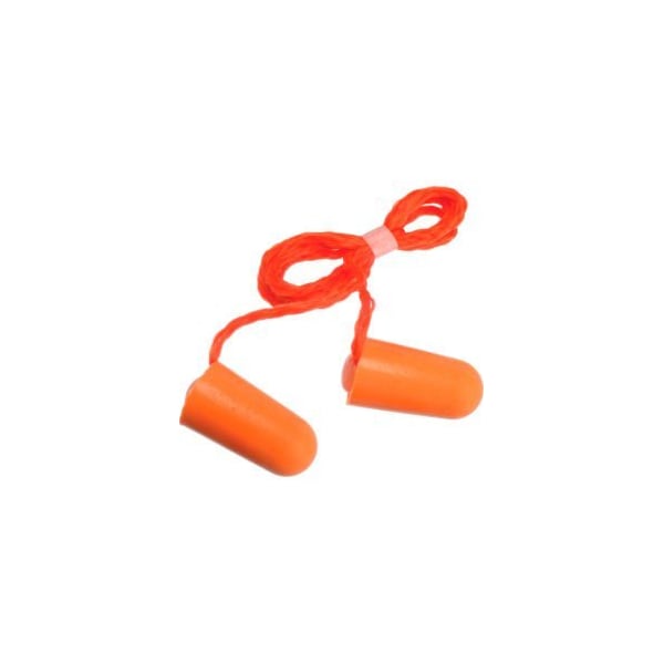 3M Disposable Earplugs, Bullet; Tapered Shape, 29.0 Decibel, Orange - 7100099848