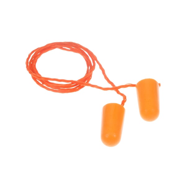3M Disposable Earplugs, Bullet; Tapered Shape, 29.0 Decibel, Orange - 7100099848
