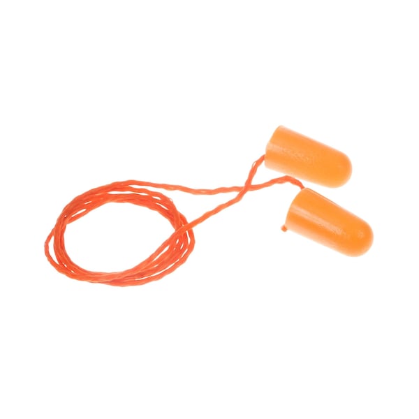 3M Disposable Earplugs, Bullet; Tapered Shape, 29.0 Decibel, Orange - 7100099848